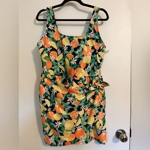 Wrap Front Swimsuit Dress